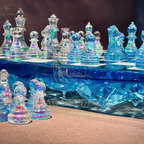 Epoxy Chess Board Handmade