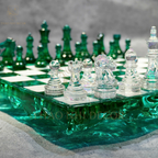 Epoxy Chess Board Handmade
